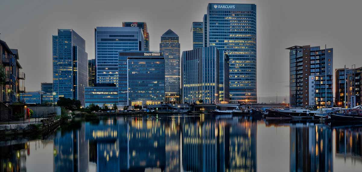 Canary_Wharf_after_sunset_(14764524389)